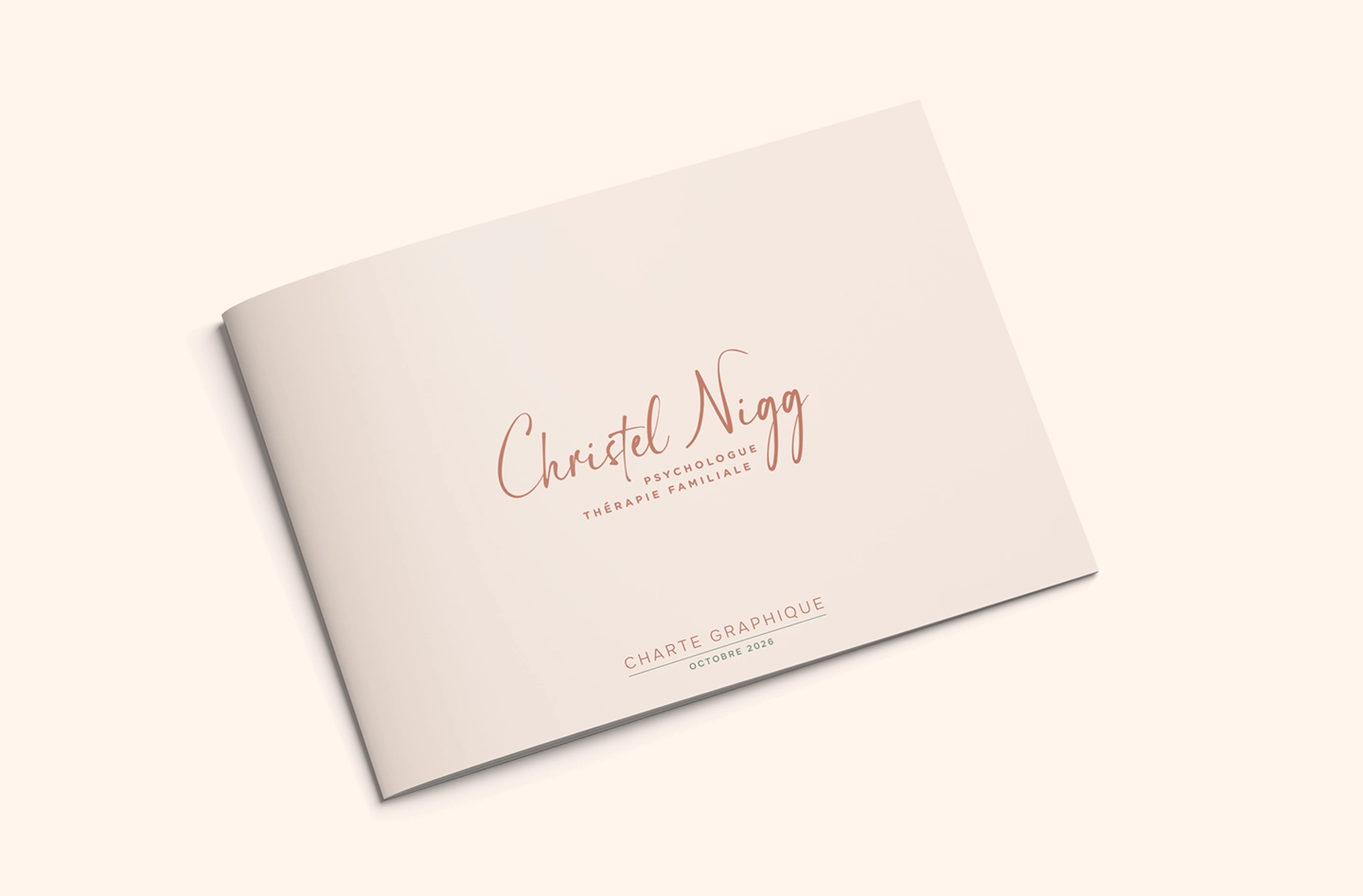 Couverture de la charte graphique Christel Nigg