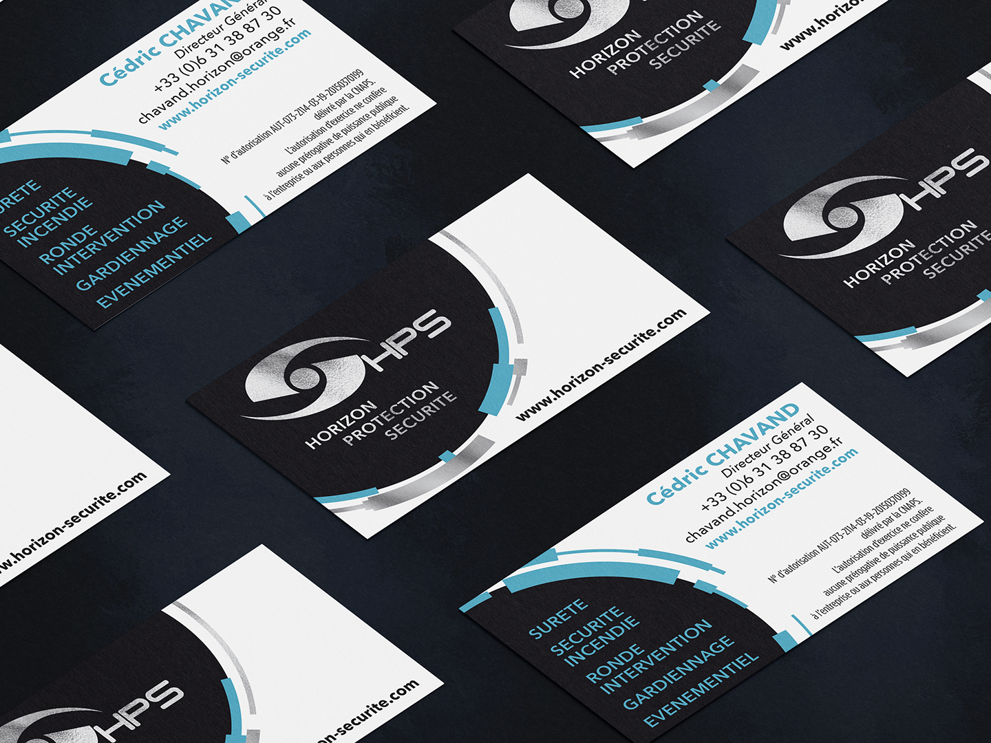 Horizon Protection Sécurité business cards